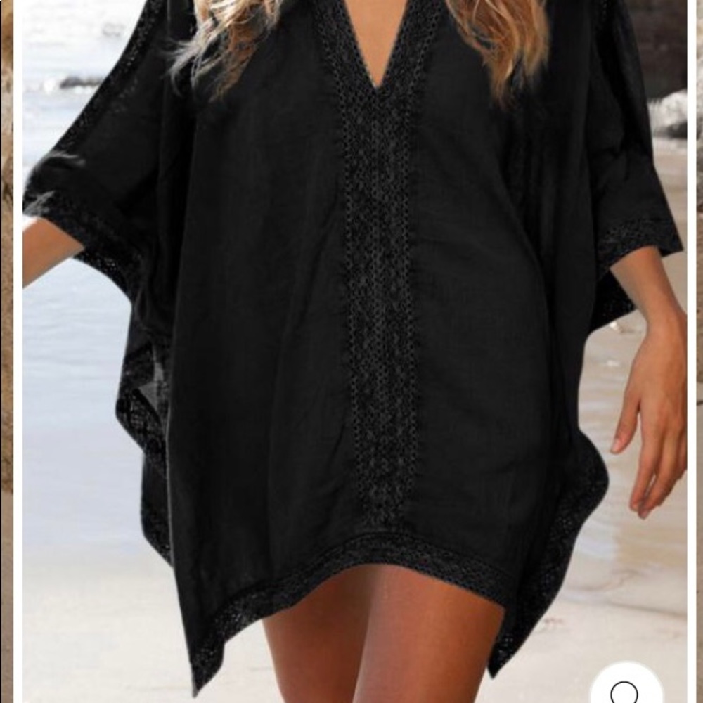 Black Swimsuit Cover up NWT